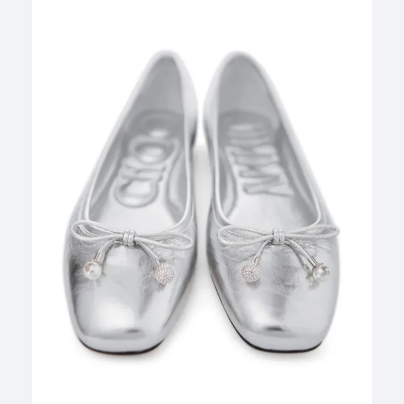 Jimmy Choo Metallic Silver Loafers - Picture 1 of 5